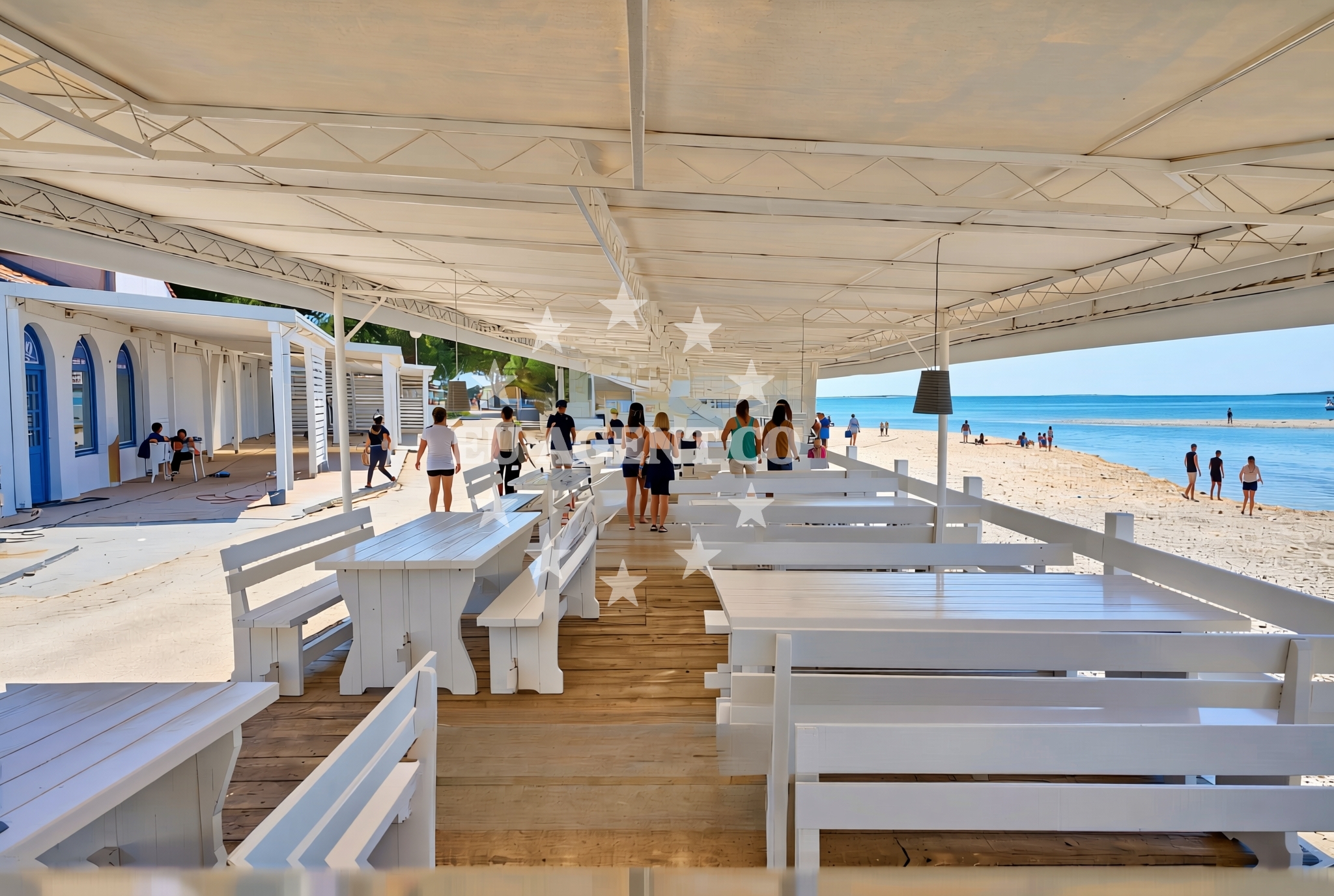 Additional view of Bijeca beach in 73 Fucane, Medulin