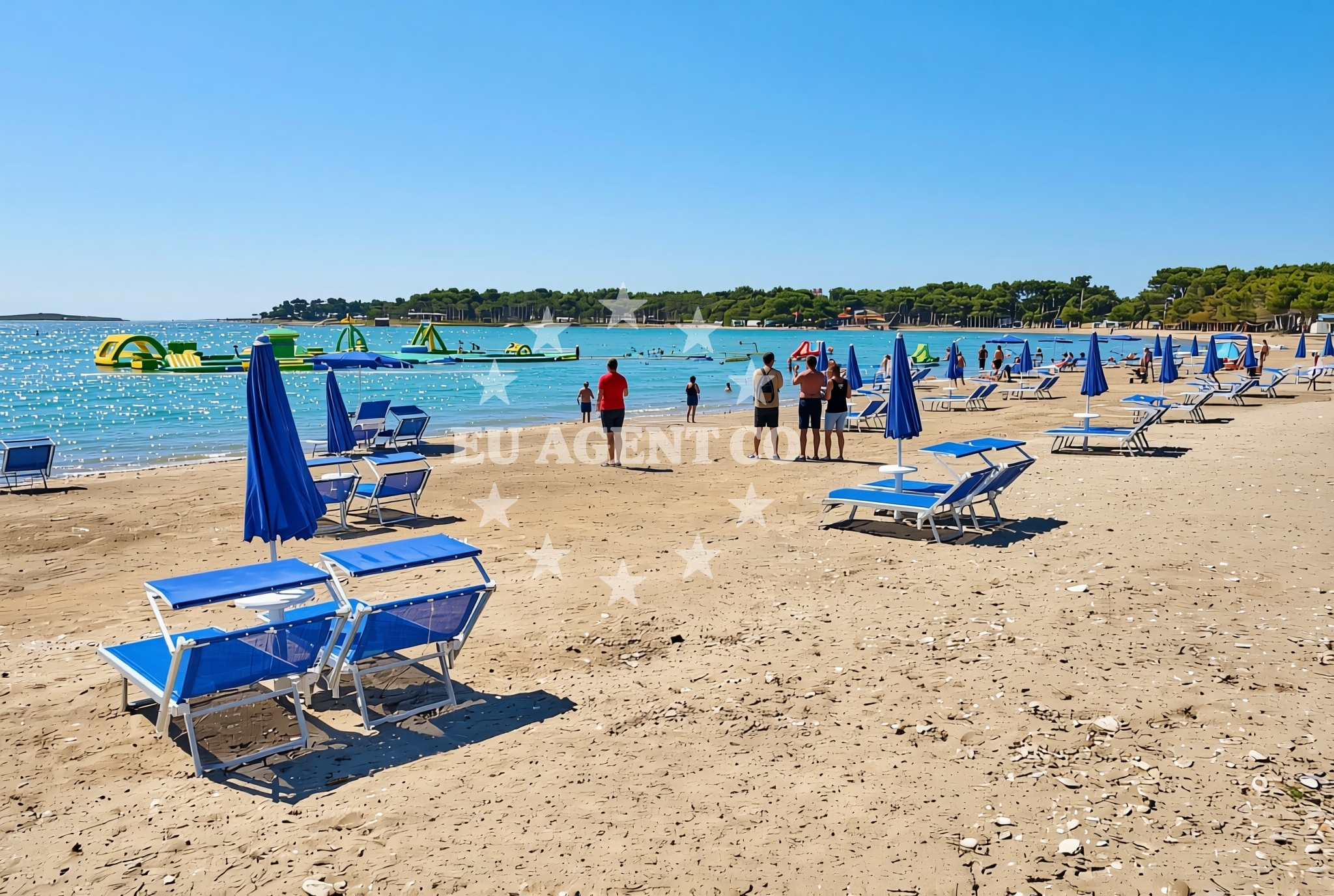 Additional view of Bijeca beach in 73 Fucane, Medulin