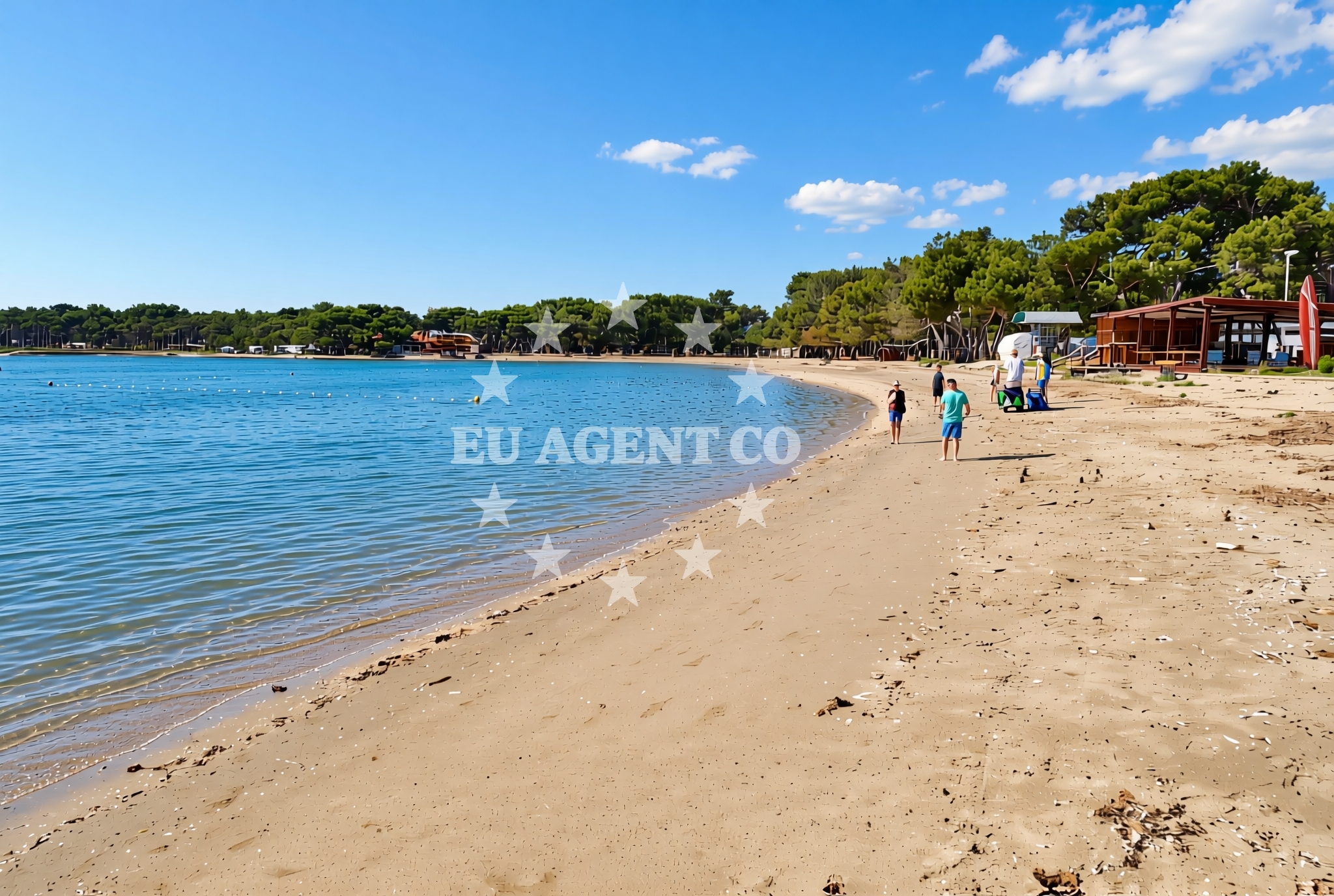 Additional view of Bijeca beach in 73 Fucane, Medulin