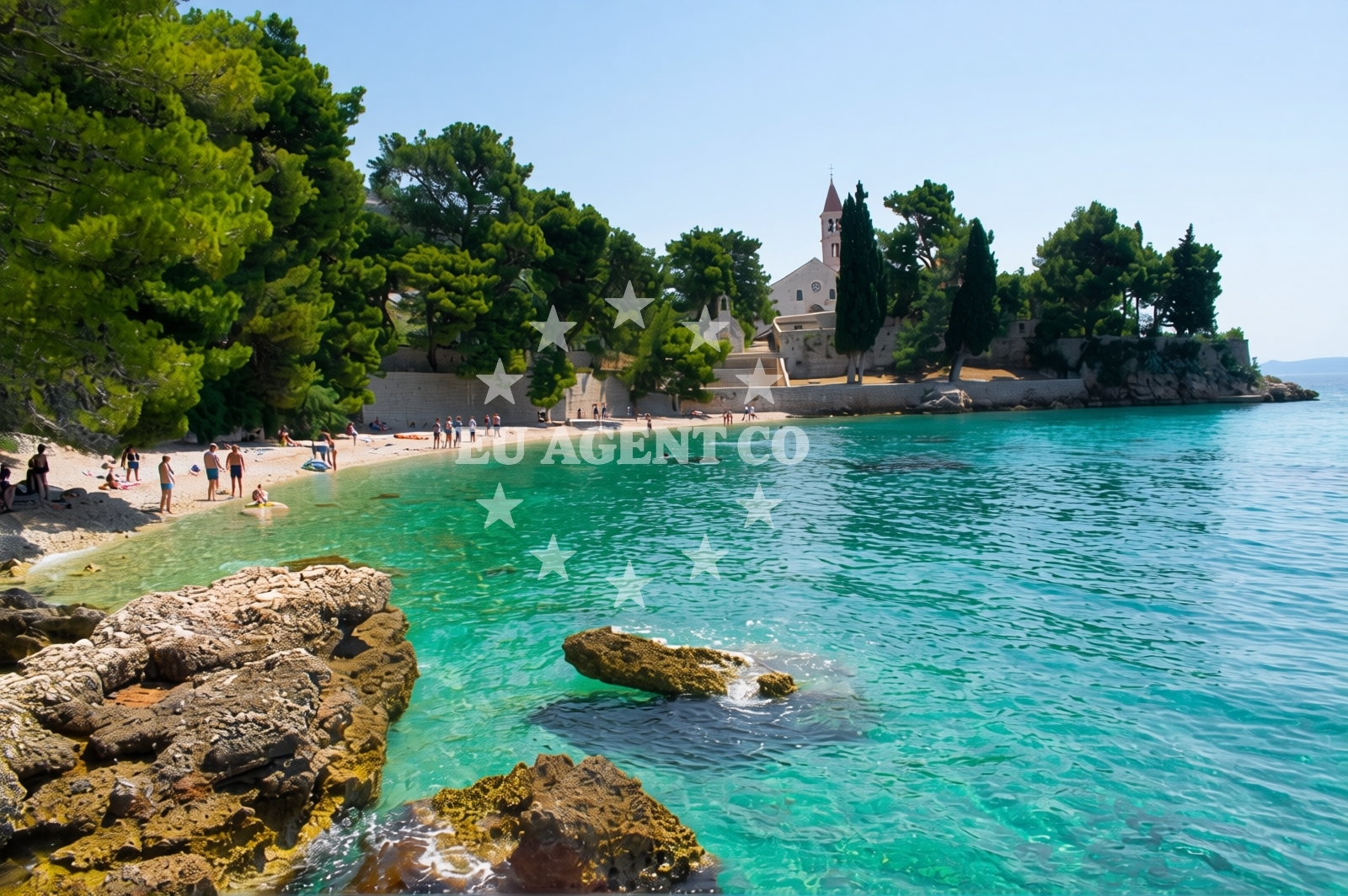 Overview of Bijela Kuca beach in David cesta 9, Bol