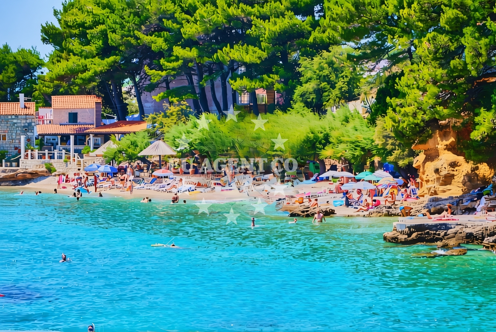 Additional view of Bijela Kuca beach in David cesta 9, Bol