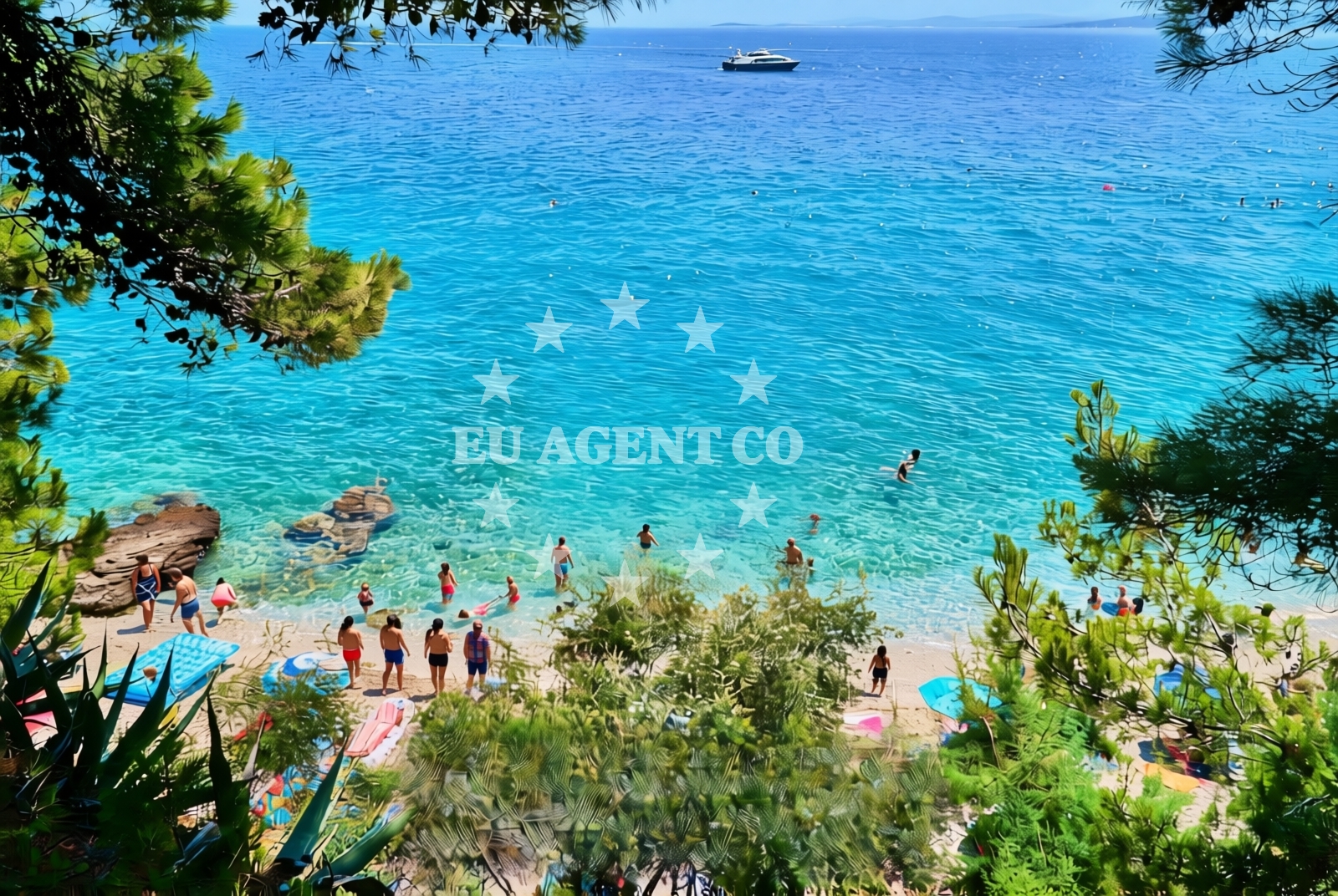Additional view of Bijela Kuca beach in David cesta 9, Bol