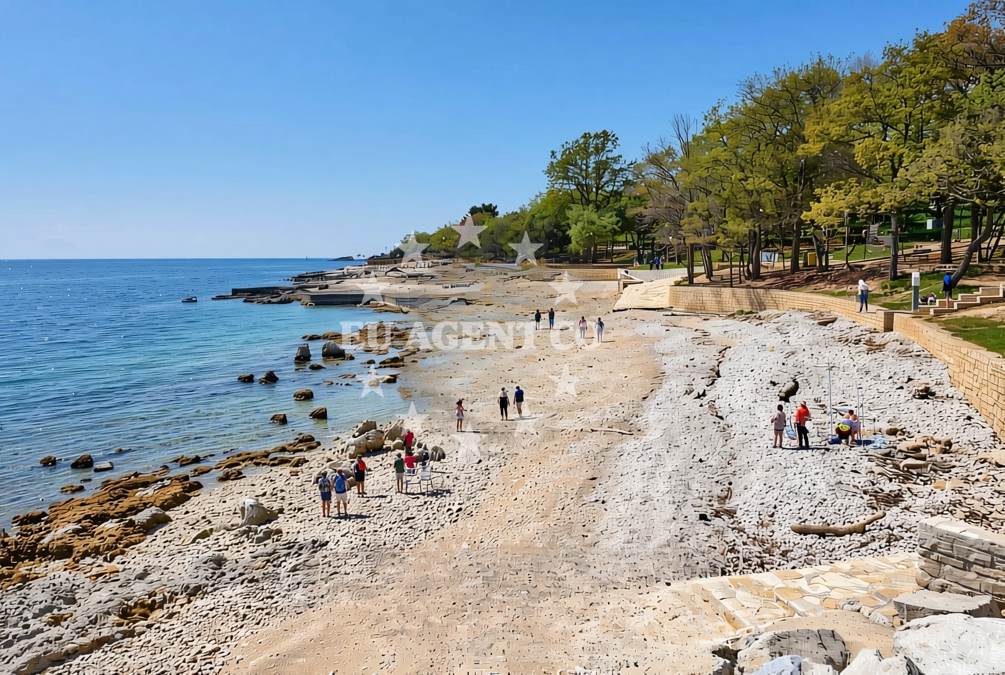 Additional view of Bijela Uvala beach in Zelena Laguna b.b 2, Poreč