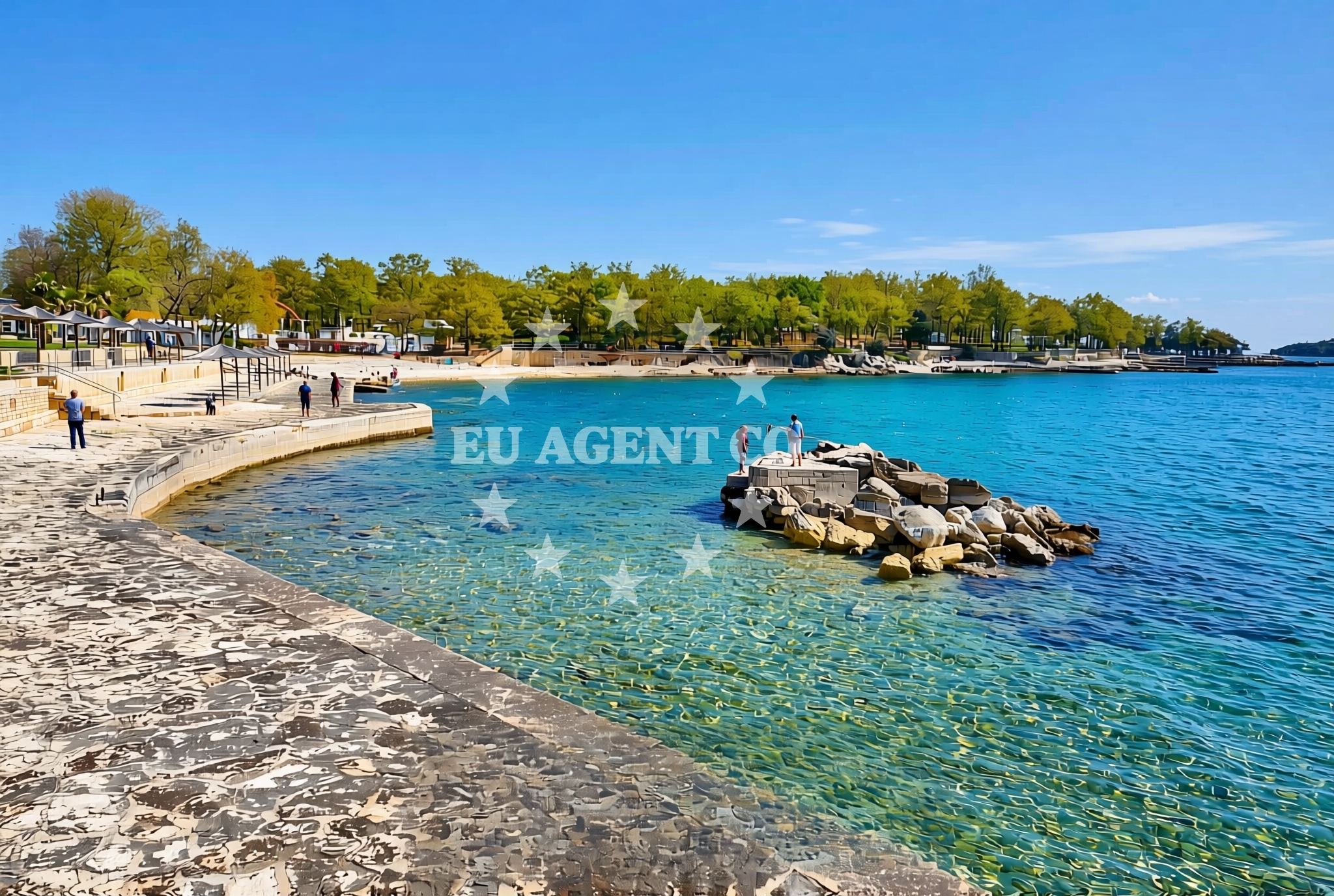 Additional view of Bijela Uvala beach in Zelena Laguna b.b 2, Poreč