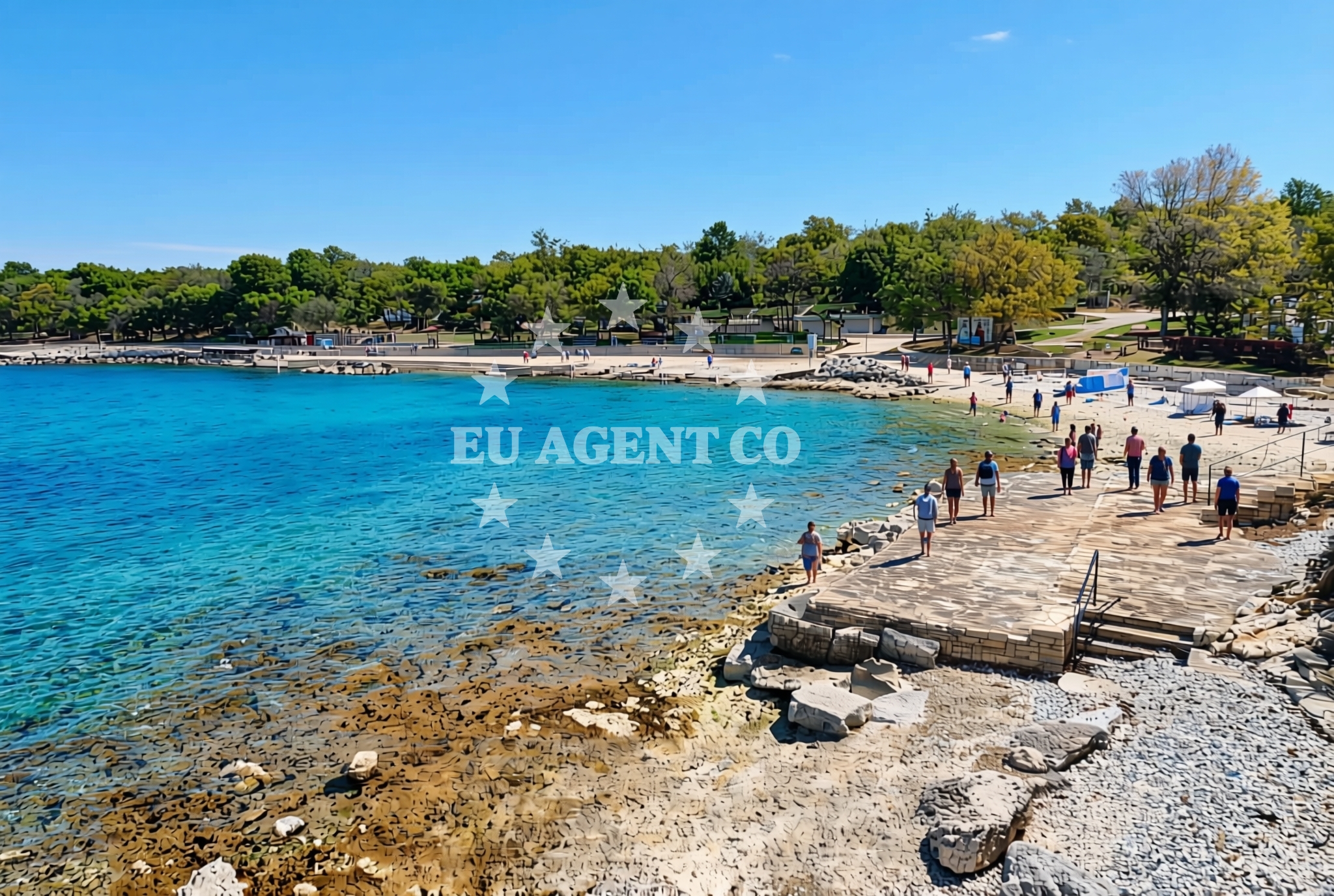 Additional view of Bijela Uvala beach in Zelena Laguna b.b 2, Poreč