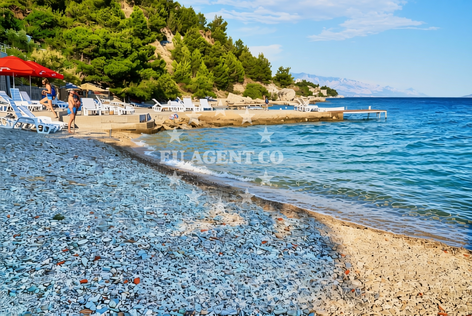 Additional view of Bilčina, Stanići (Omiš) Beach in Bilčina