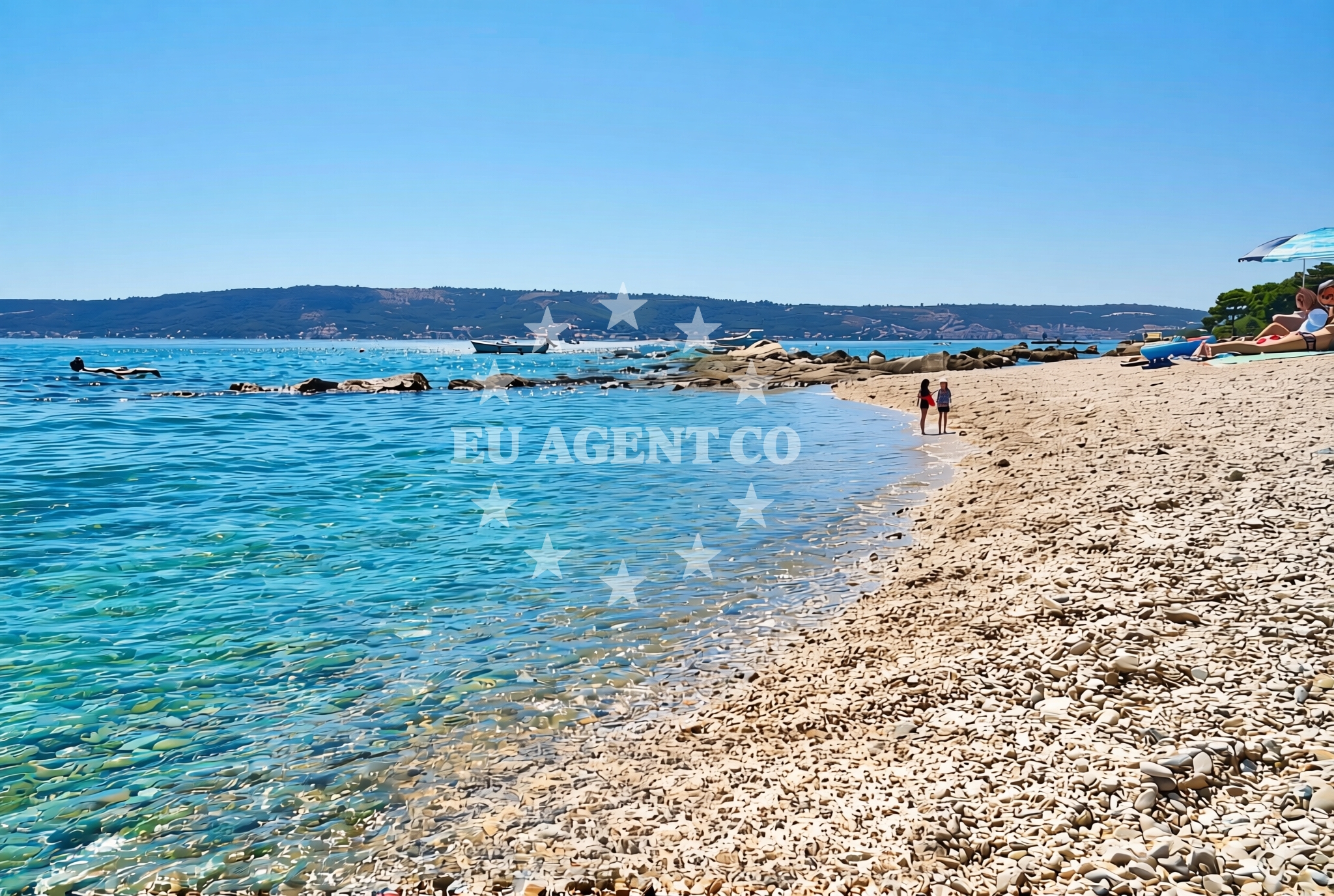 Additional view of Bile, Kaštel Štafilić Beach in Bile
