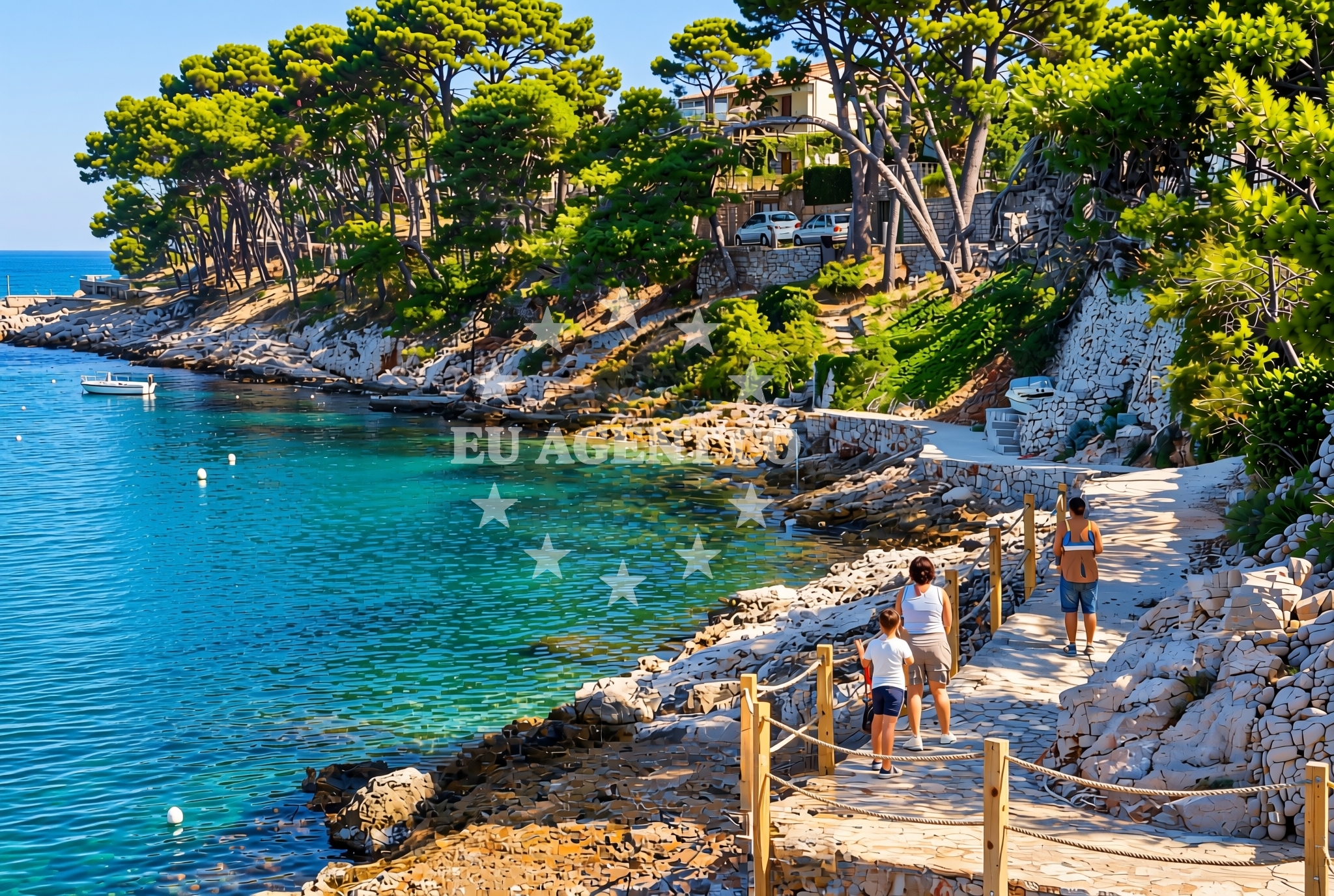 Additional view of Bile stine (Gospotova rapa), Jelsa (Hvar) Beach in Bile stine (Gospotova rapa)