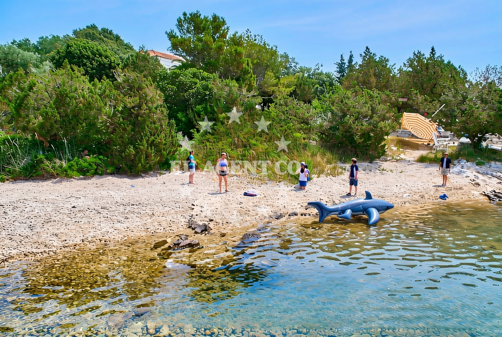 Additional view of Bili beach in Lovište apartmán, Lovište