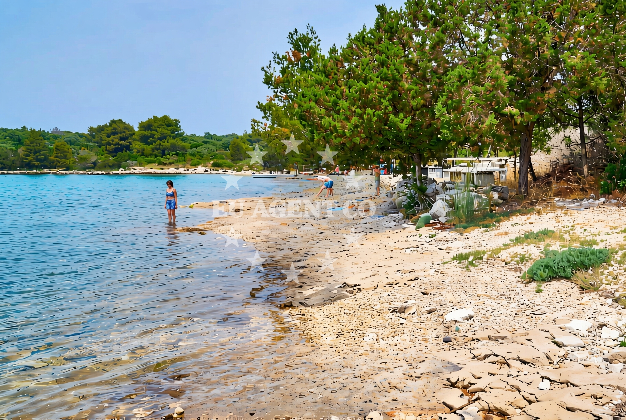 Additional view of Bili beach in Lovište apartmán, Lovište