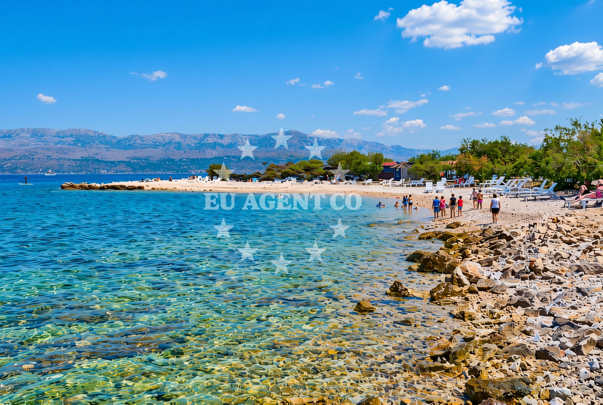 Additional view of Bili rat, Supetar (Brač) Beach in Bili rat