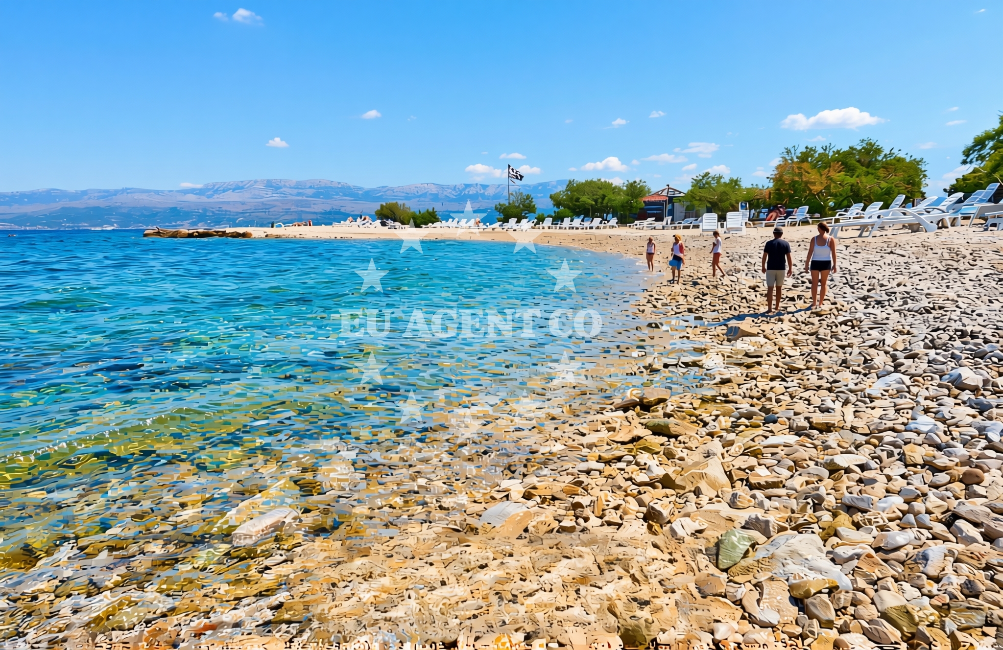 Additional view of Bili rat, Supetar (Brač) Beach in Bili rat