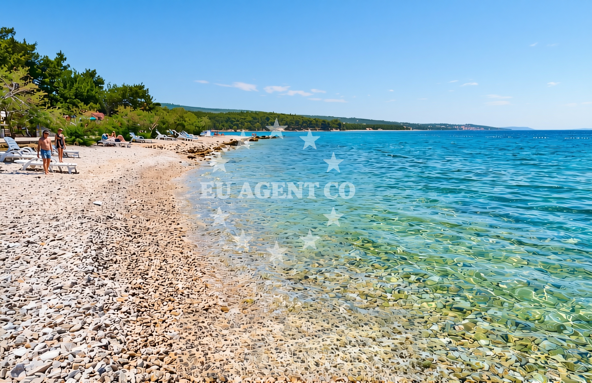 Additional view of Bili rat, Supetar (Brač) Beach in Bili rat