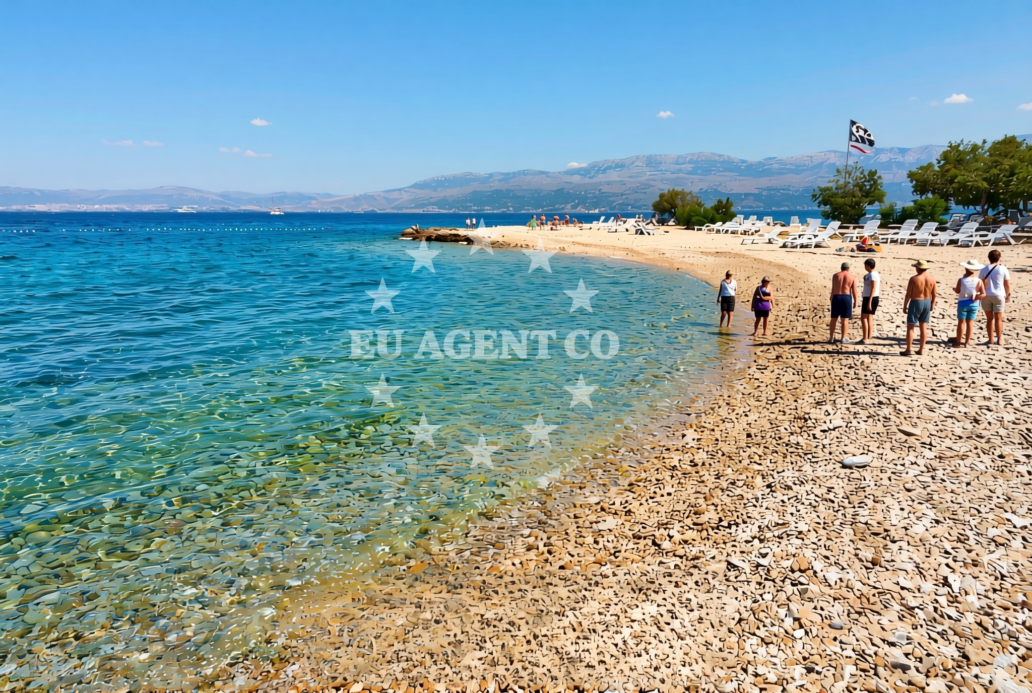 Additional view of Bili rat, Supetar (Brač) Beach in Bili rat