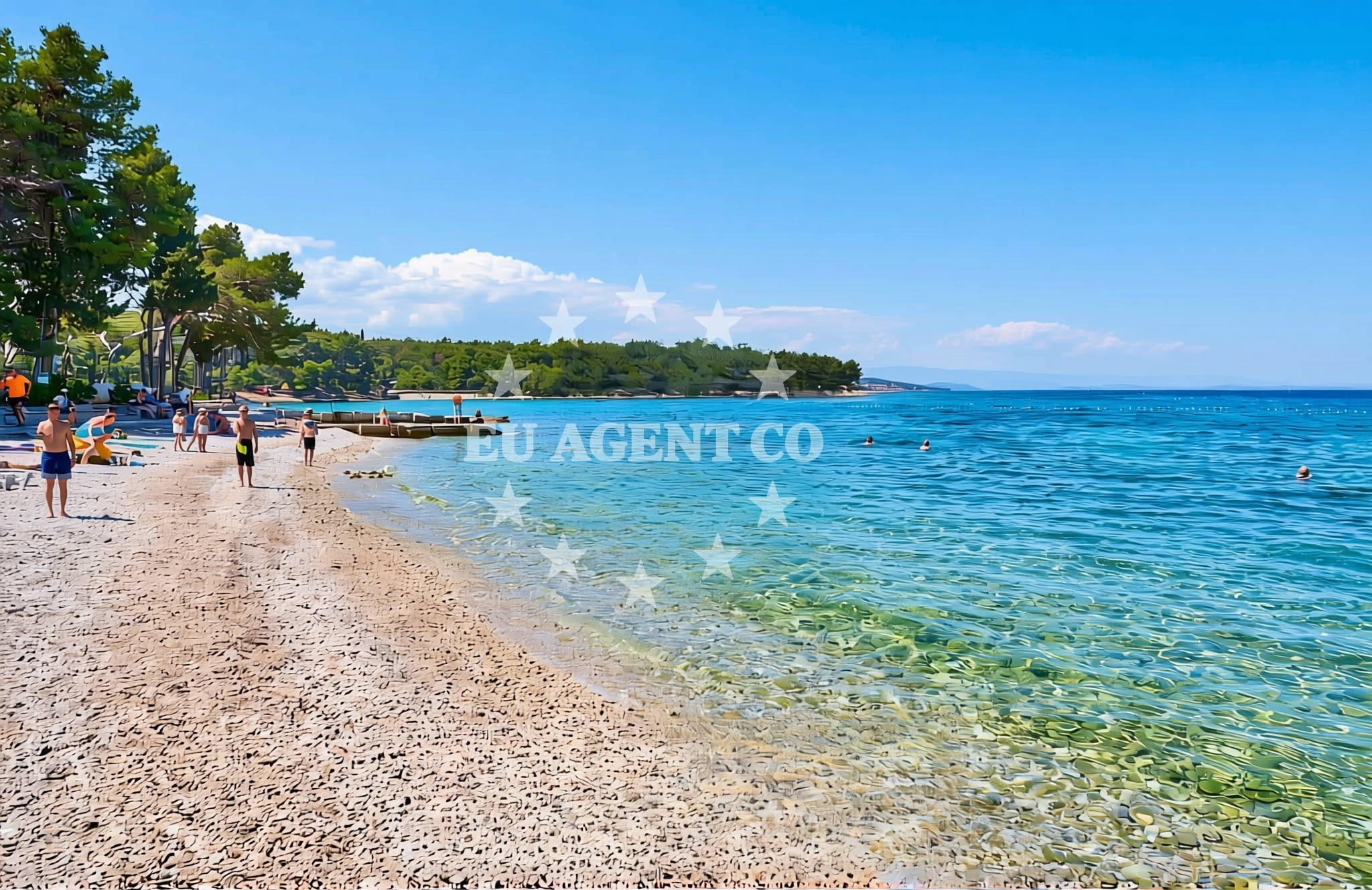 Additional view of Bili rat, Supetar (Brač) Beach in Bili rat