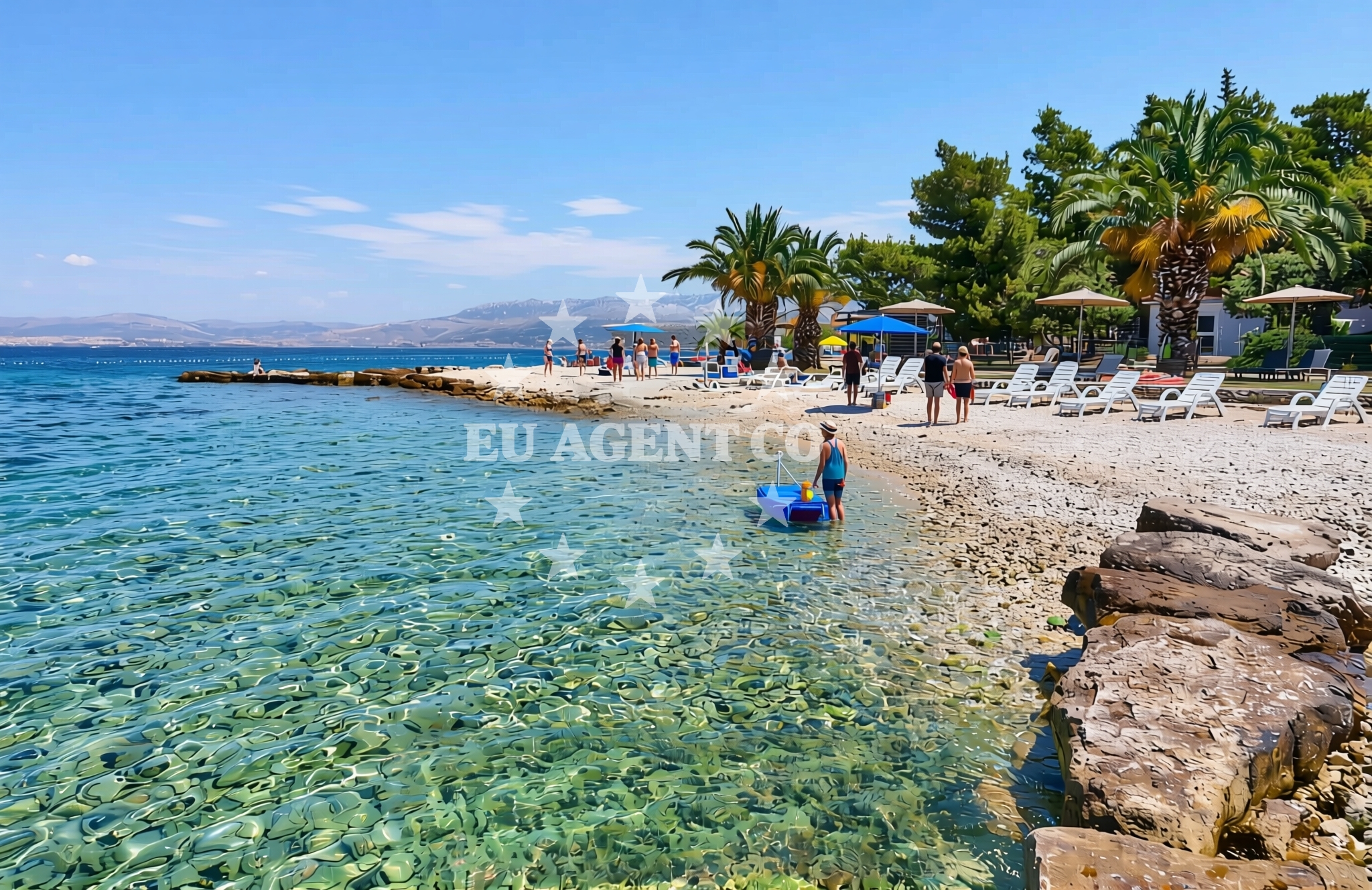 Additional view of Bili rat, Supetar (Brač) Beach in Bili rat