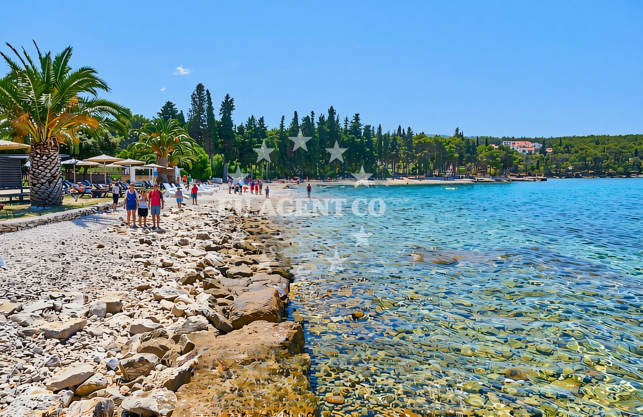 Additional view of Bili rat, Supetar (Brač) Beach in Bili rat