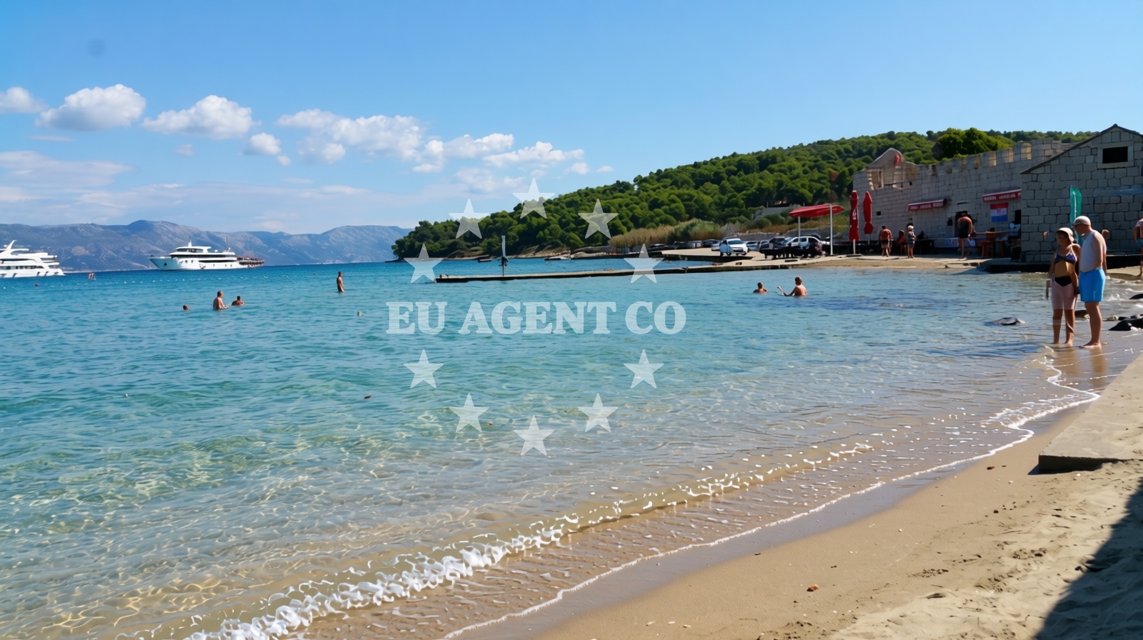 Additional view of Bilin Zal beach in Vela Glavica 654, Lumbarda