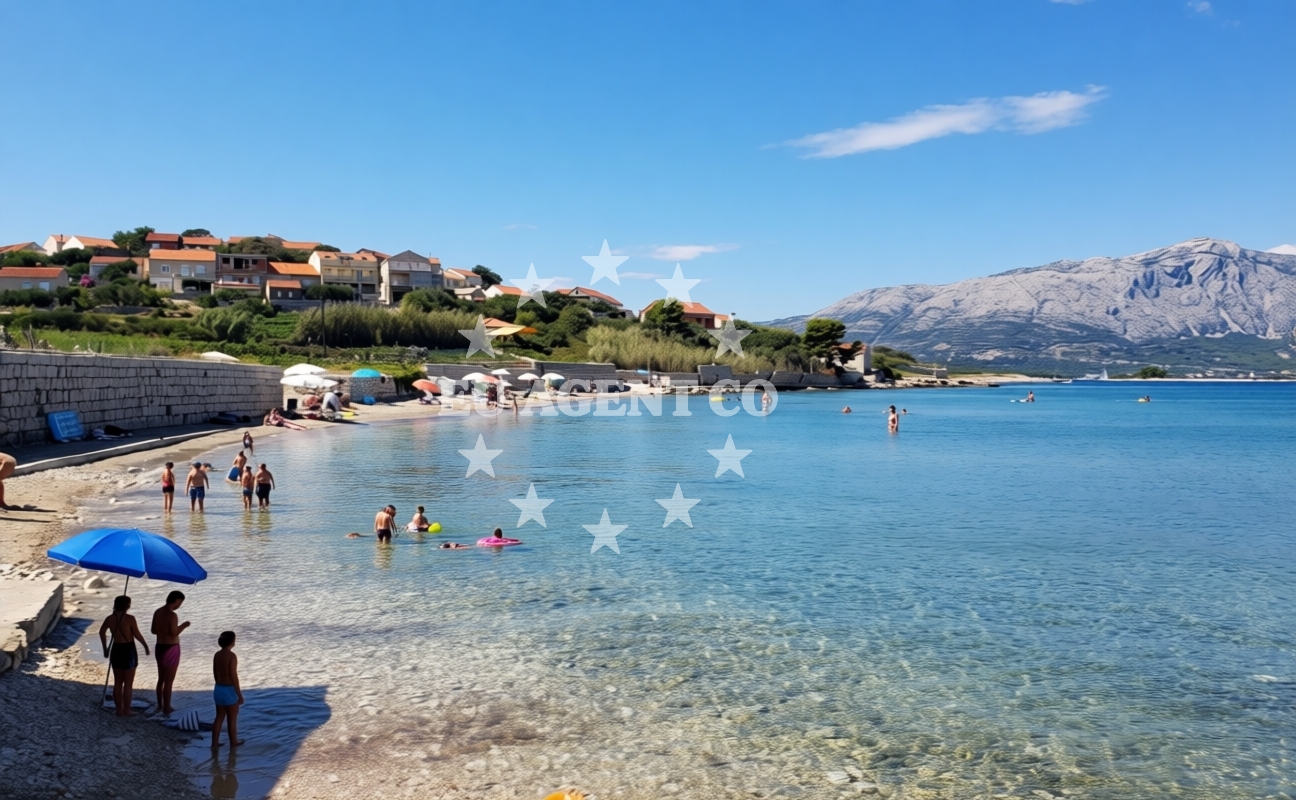 Additional view of Bilin Zal beach in Vela Glavica 654, Lumbarda