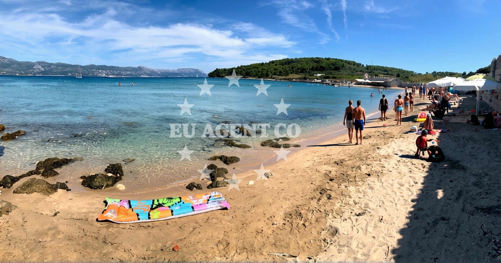 Additional view of Bilin Zal beach in Vela Glavica 654, Lumbarda