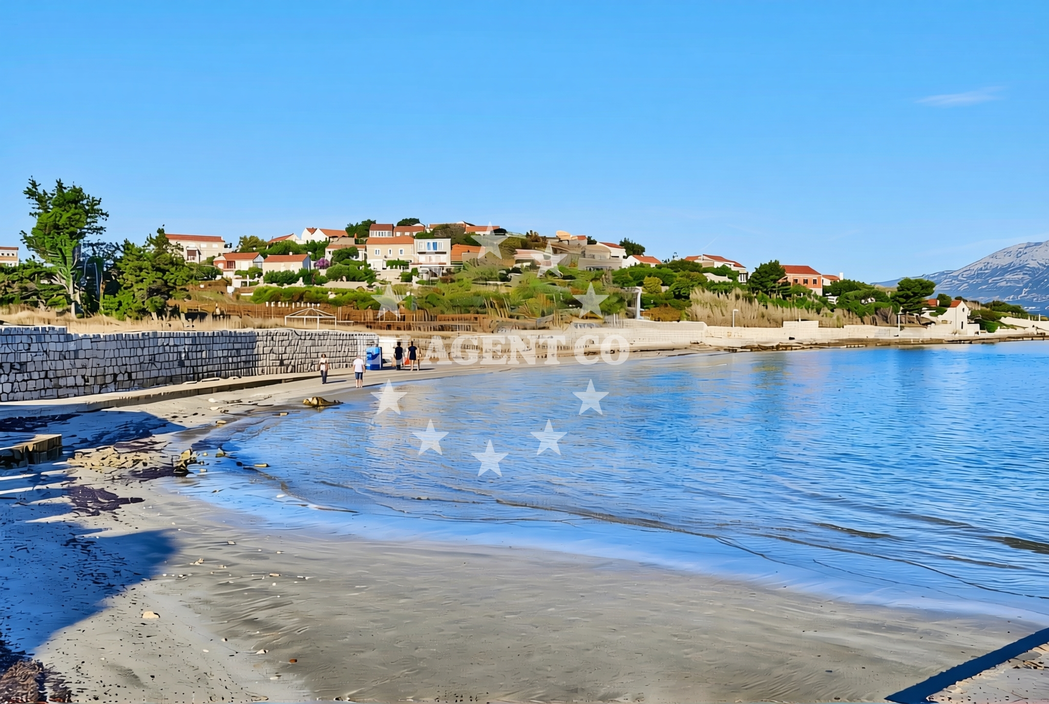 Additional view of Bilin Zal beach in Vela Glavica 654, Lumbarda