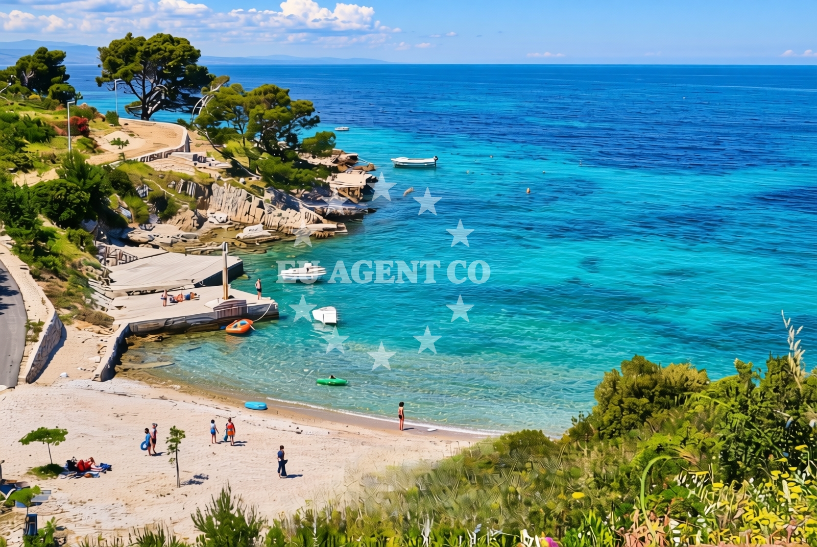 Additional view of Bilo beach in , Podgreben