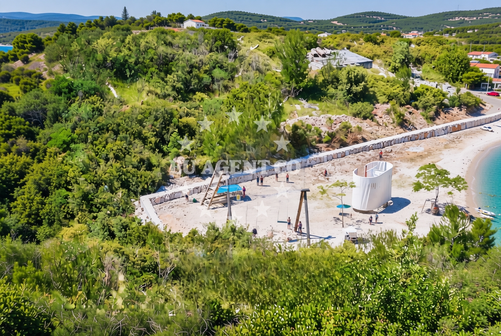 Additional view of Bilo beach in , Podgreben