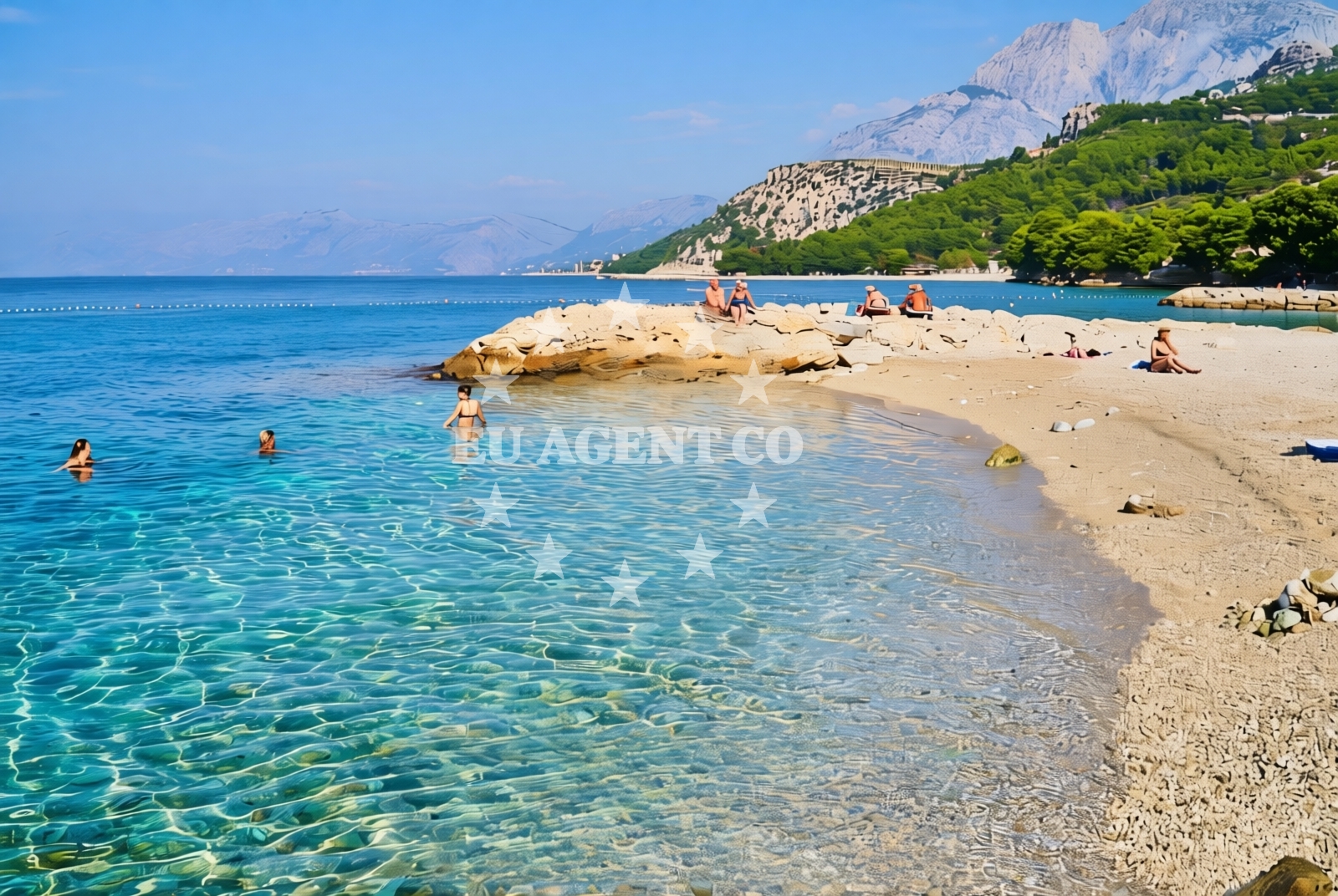 Overview of Biloševac, Makarska Beach in Biloševac