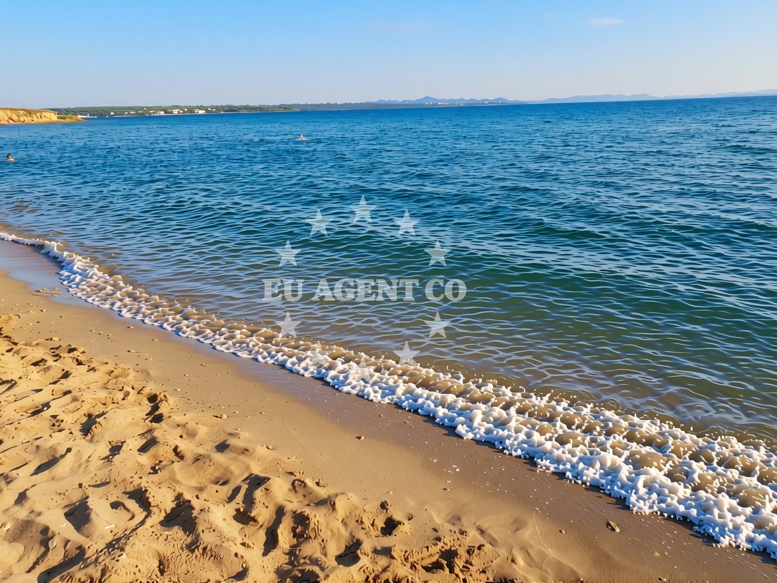 Sea and coastal view of Bilotinjak beach in Bilotinjak III 14, Nin