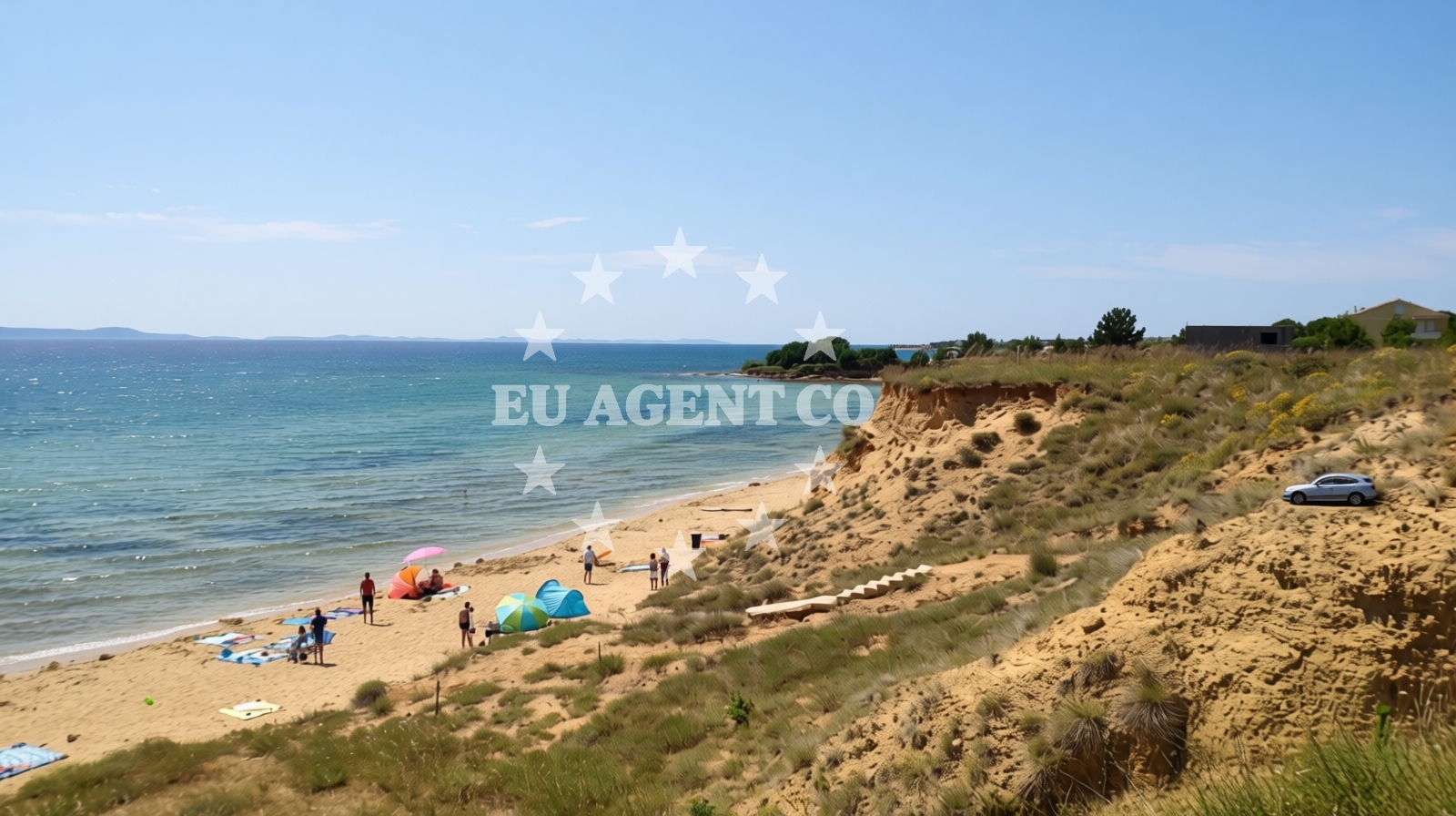Additional view of Bilotinjak beach in Bilotinjak III 14, Nin