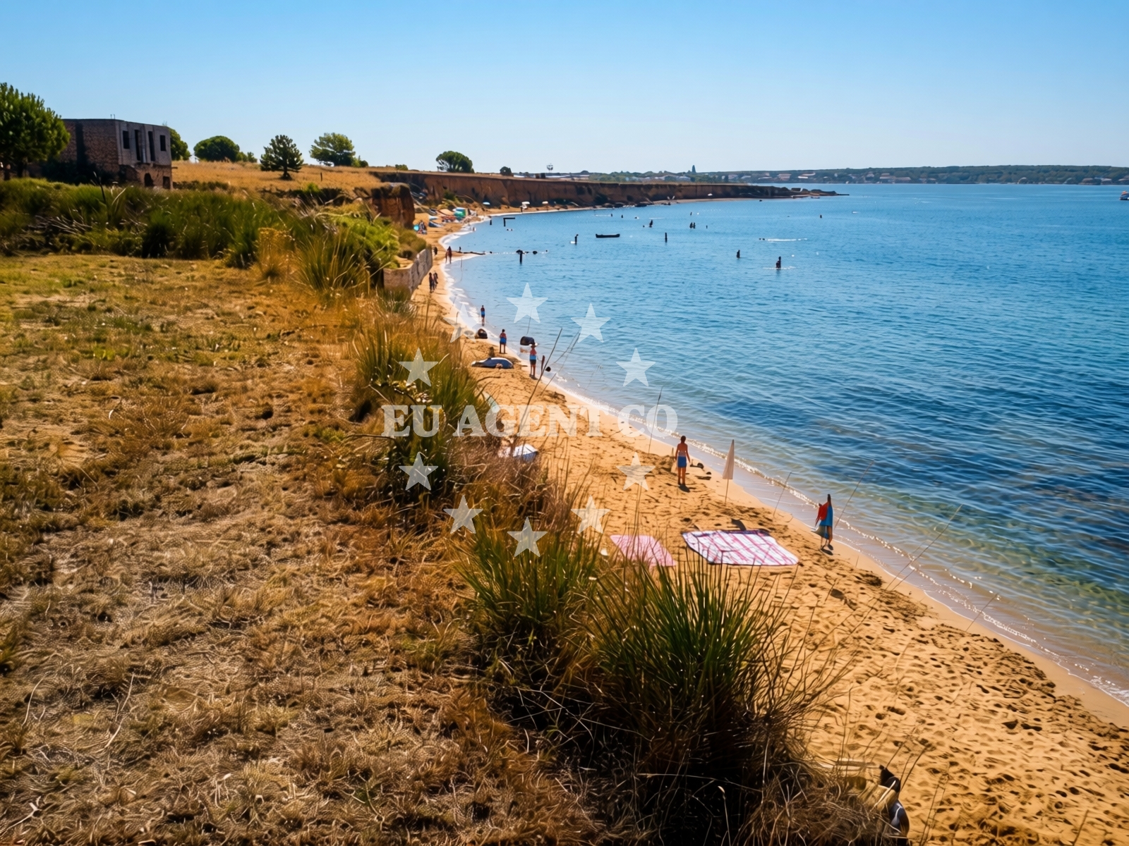 Additional view of Bilotinjak beach in Bilotinjak III 14, Nin