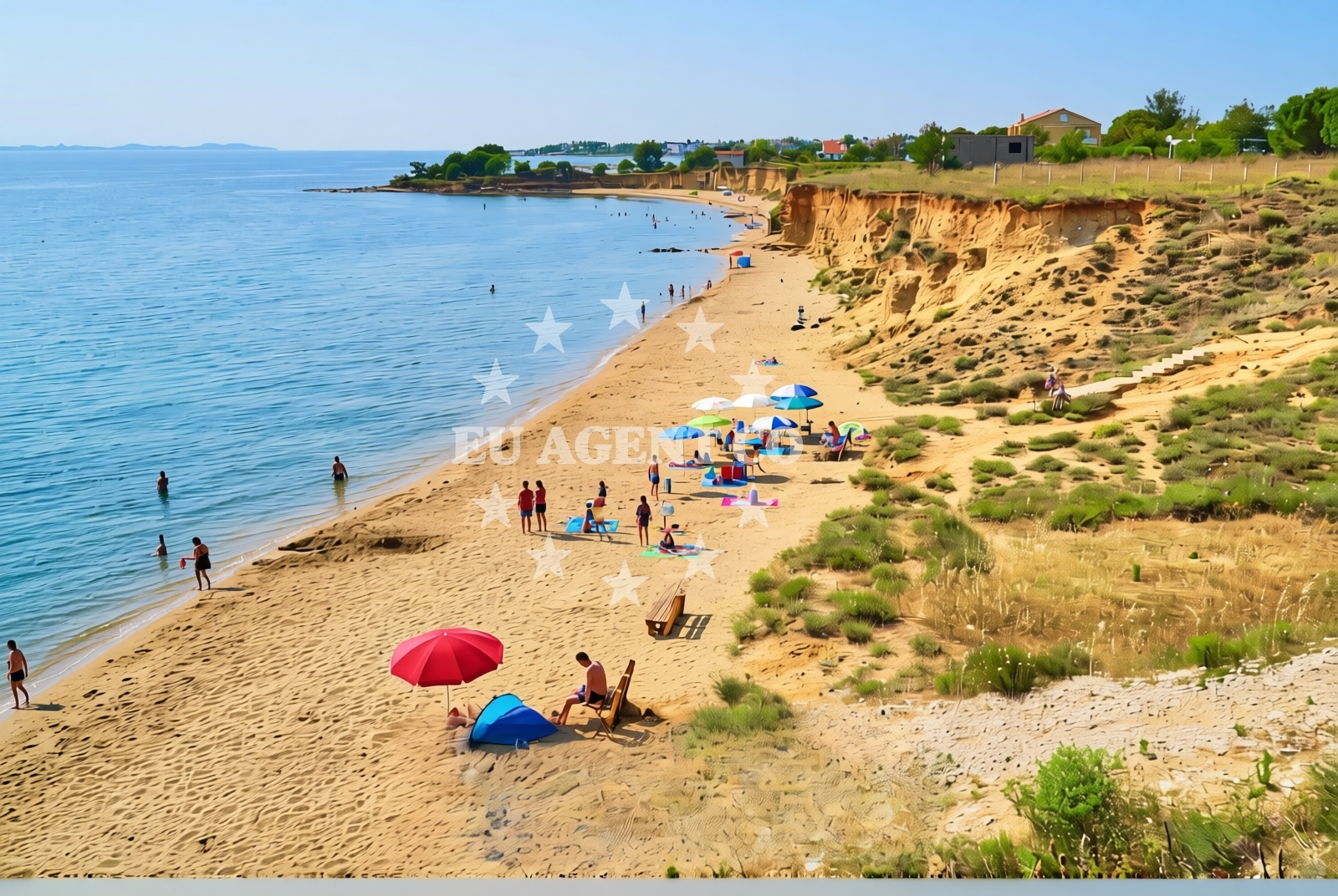 Additional view of Bilotinjak beach in Bilotinjak III 14, Nin