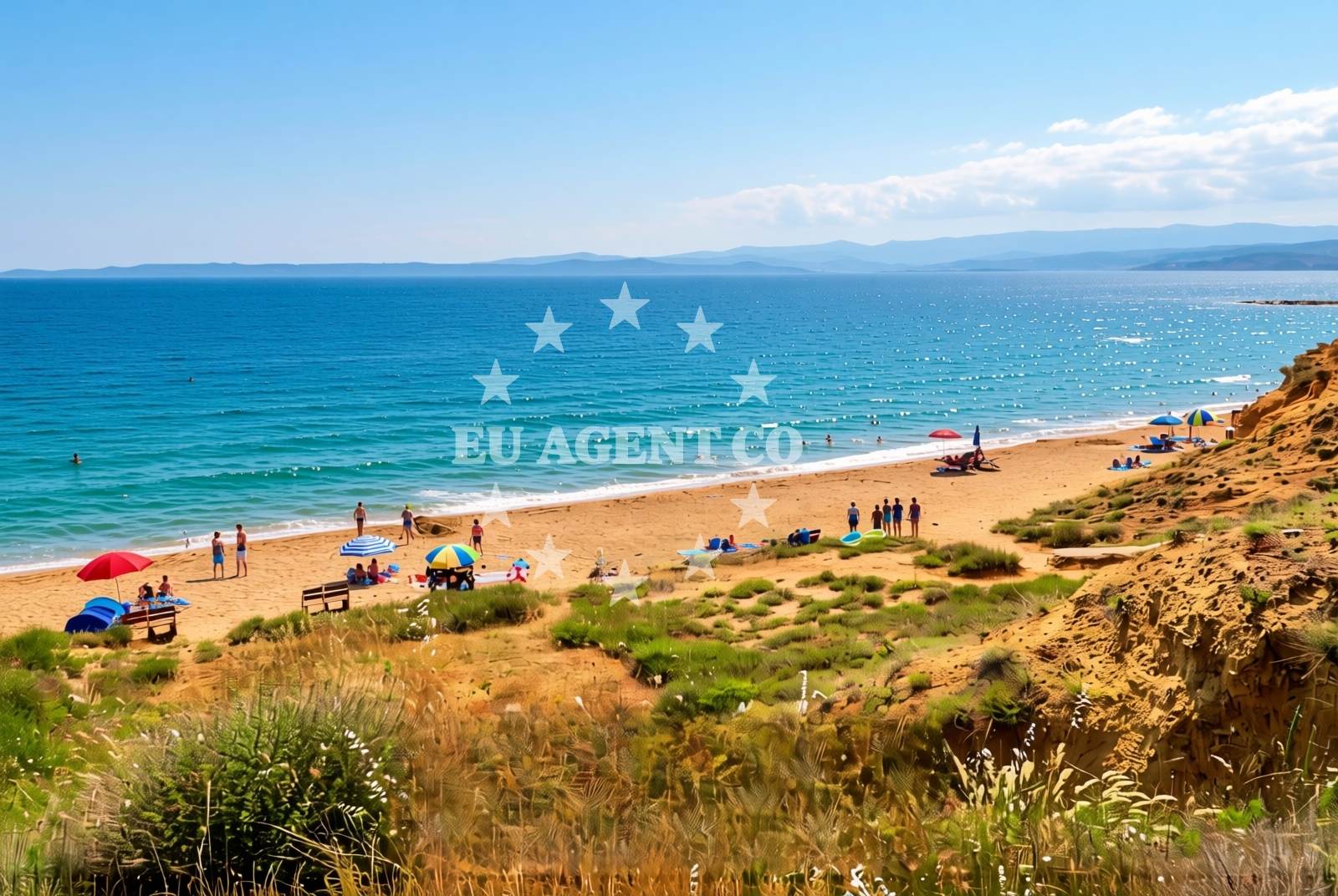Additional view of Bilotinjak beach in Bilotinjak III 14, Nin