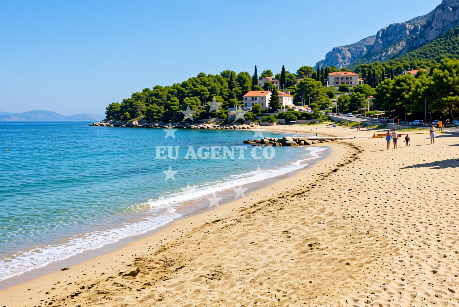 Additional view of Bilotinjak beach in Bilotinjak III 14, Nin