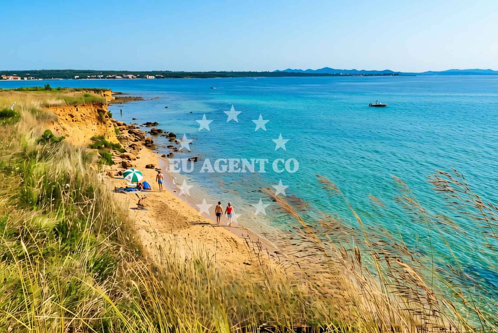 Additional view of Bilotinjak beach in Bilotinjak III 14, Nin
