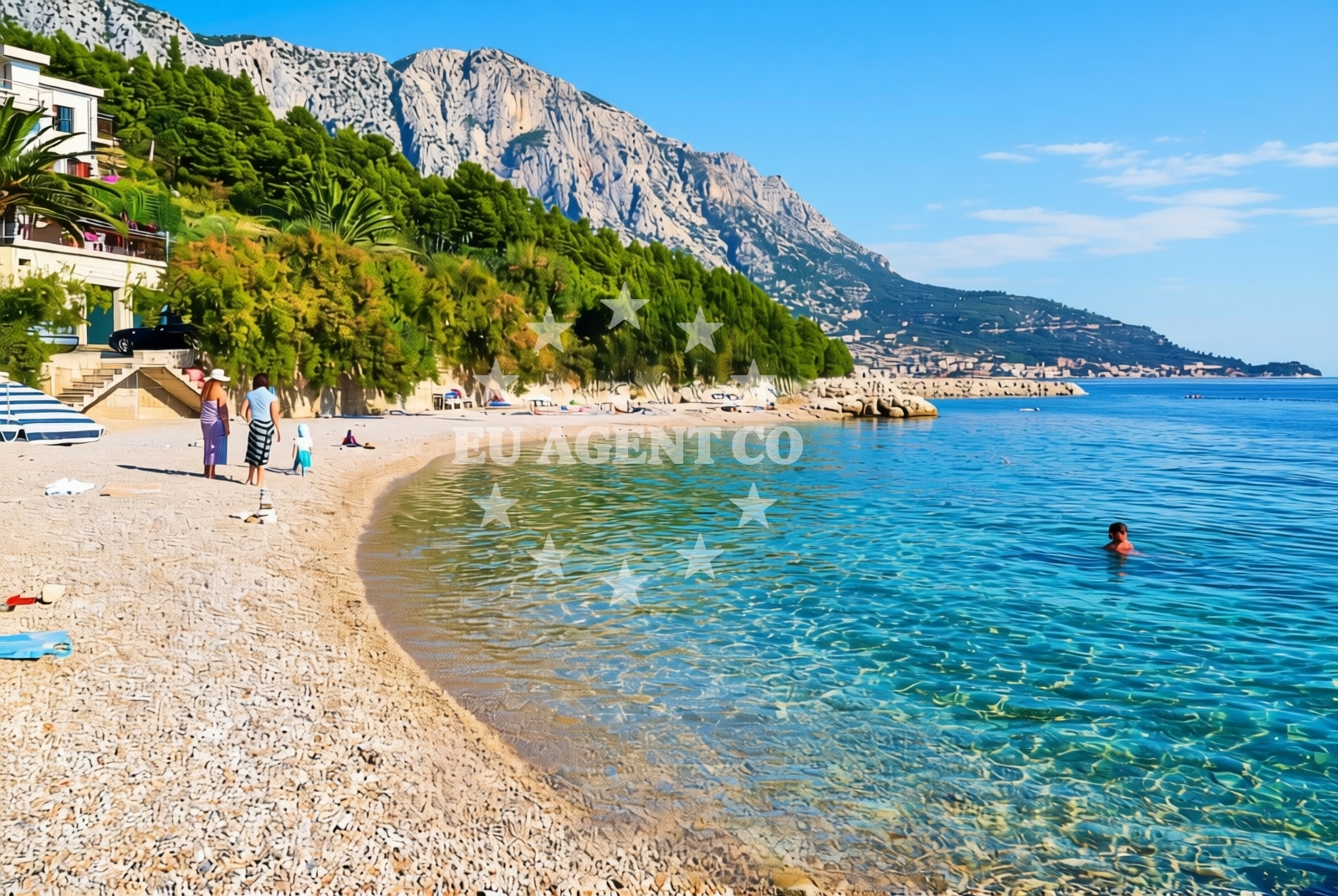 Additional view of Biokovo beach in Brace Letica 1, Podgora