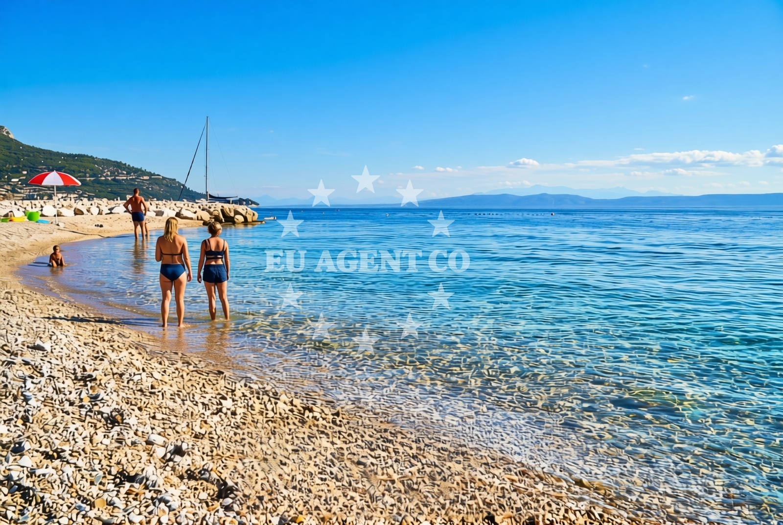 Additional view of Biokovo beach in Brace Letica 1, Podgora