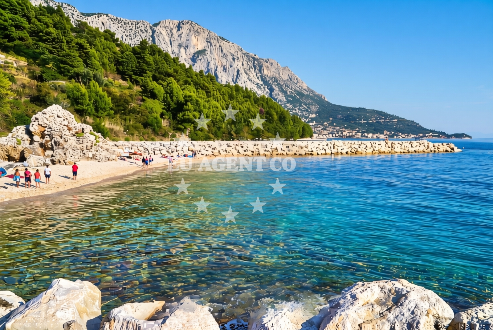 Additional view of Biokovo beach in Brace Letica 1, Podgora