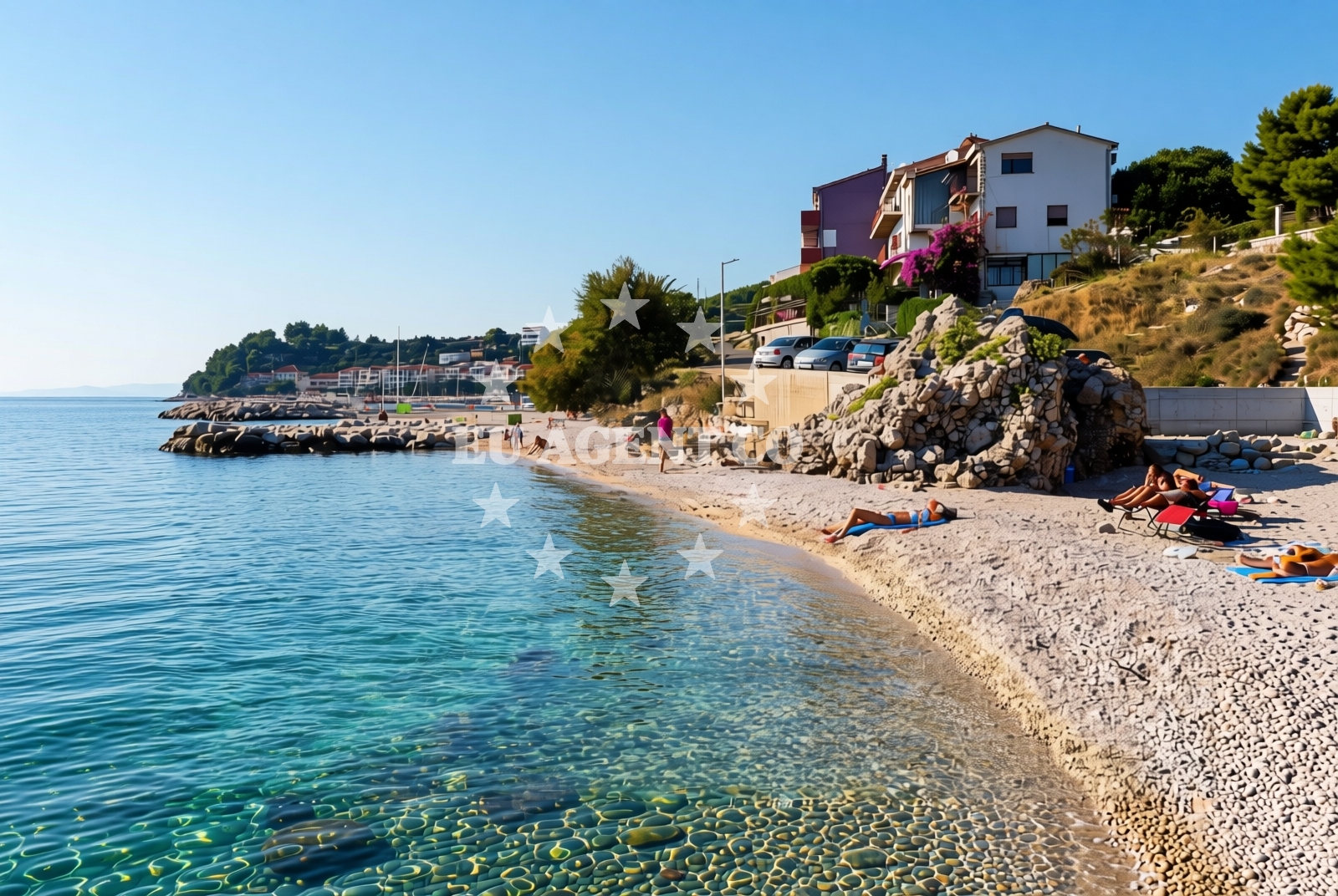 Additional view of Biokovo beach in Brace Letica 1, Podgora