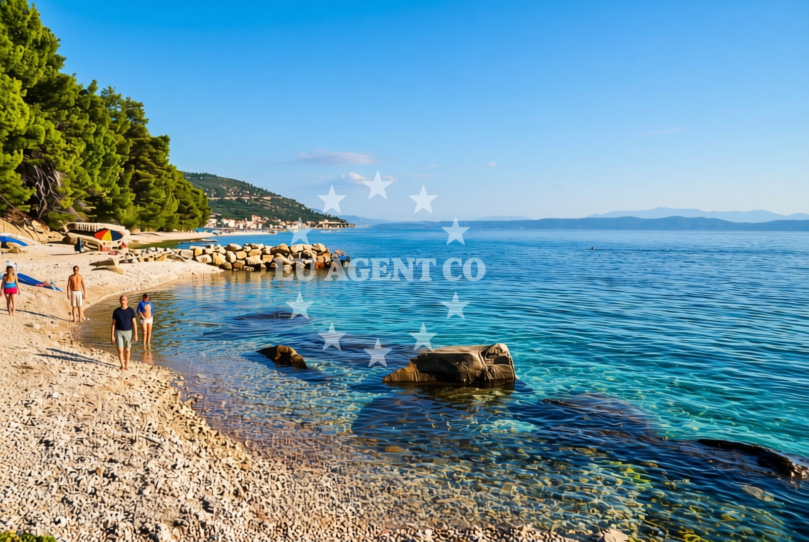 Additional view of Biokovo beach in Brace Letica 1, Podgora