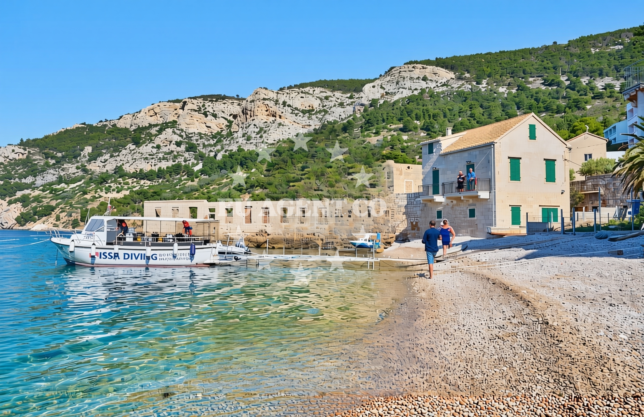 Additional view of Bjažićovo, Komiža (Vis) Beach in Bjažićovo