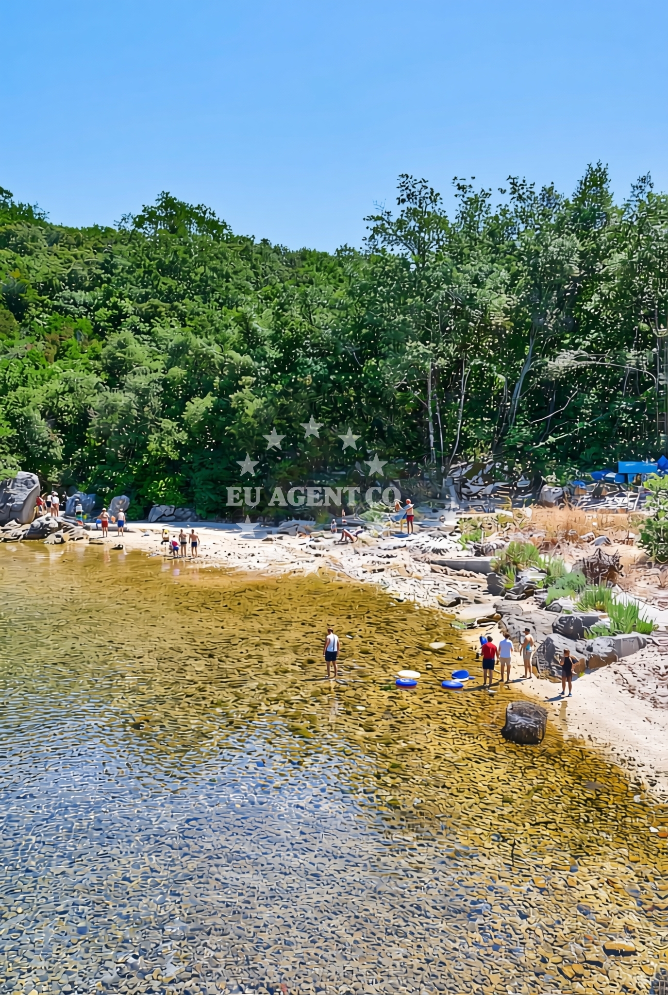 Sea and coastal view of Bjejevica, Duba Stonska Beach in Bjejevica