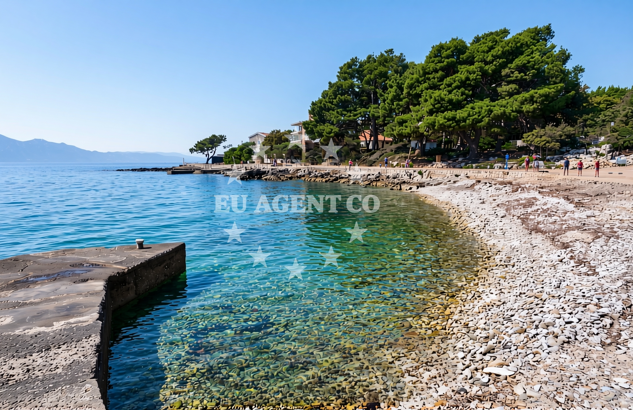 Overview of Blaca zapad, Sućuraj (Hvar) Beach in Blaca zapad