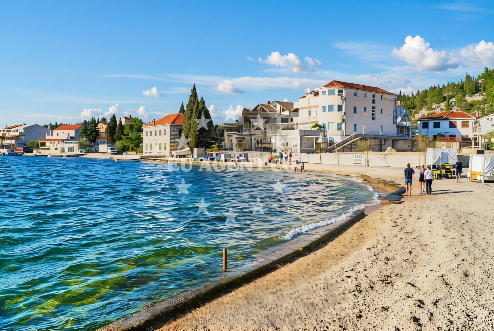 Sea and coastal view of Blace: beaches and coves (2) in Blace