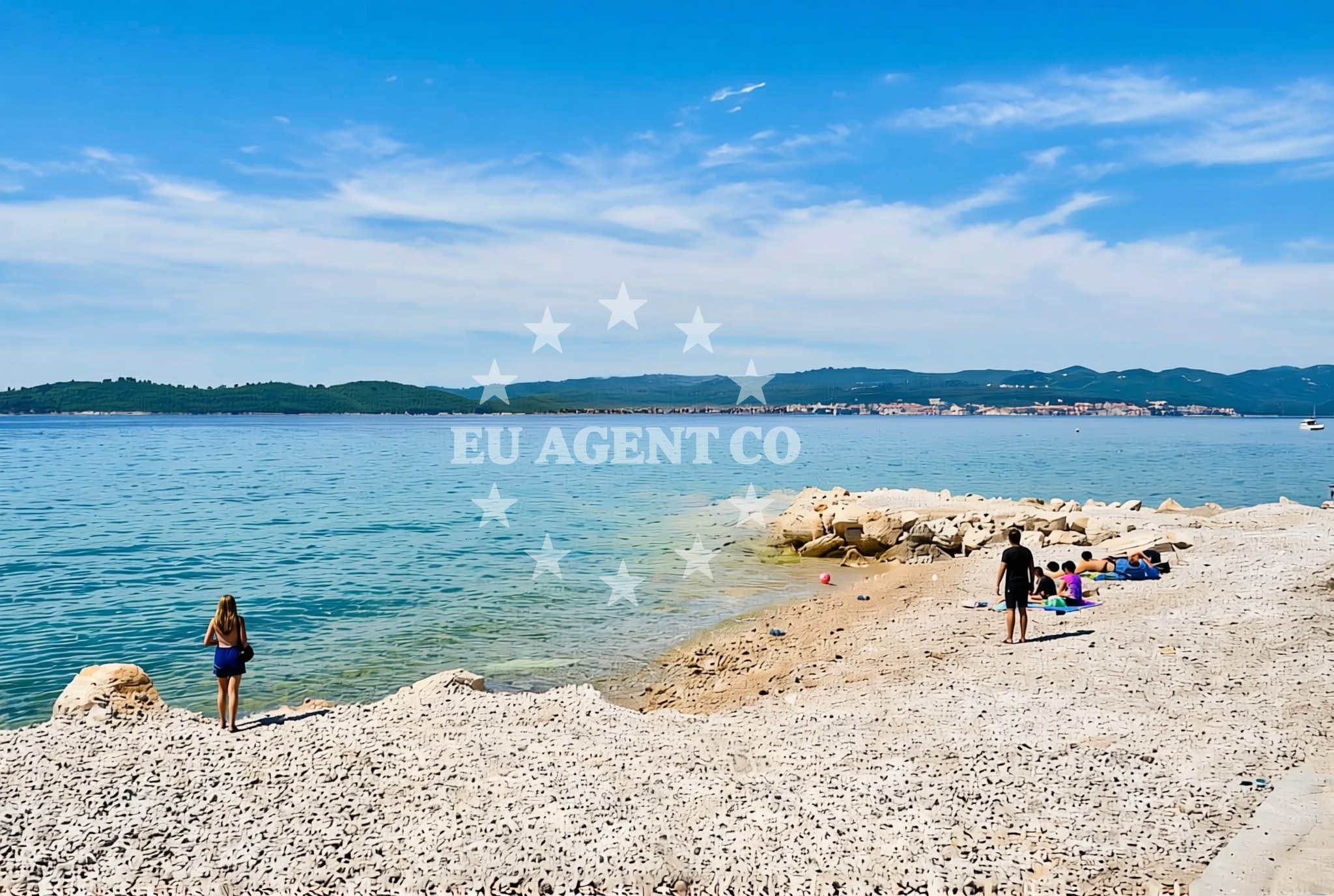Overview of Blace, Orebić Beach in Blace