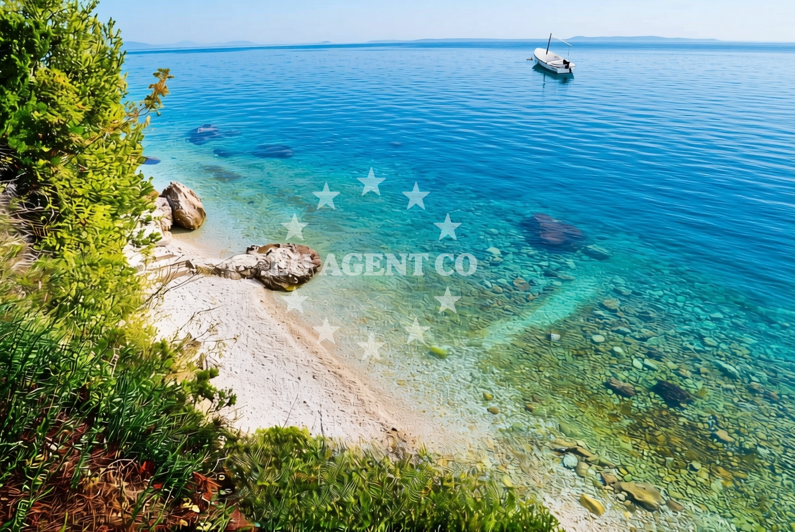 Shoreline and swimming area at Blatnice istok, Brist Beach in Blatnice istok