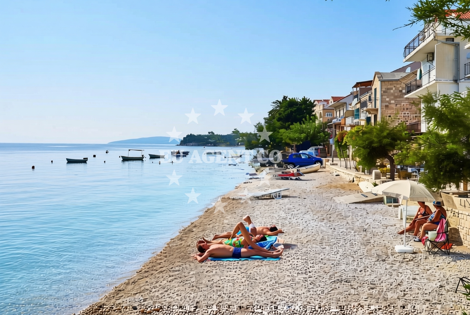 Beach facilities and surroundings at Blatnice zapad, Brist Beach in Blatnice zapad