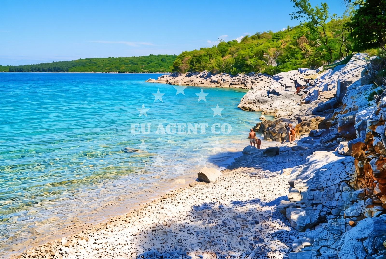 Additional view of Blatno istok, Milohnići (Krk) Beach in Blatno istok