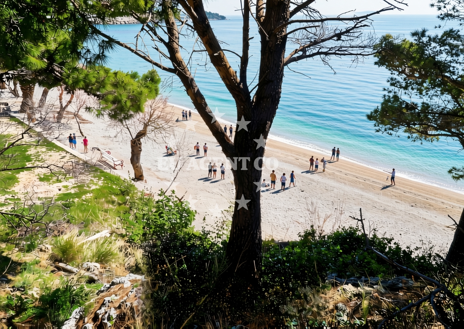 Additional view of Blato beach in 29 Blato, Živogošće