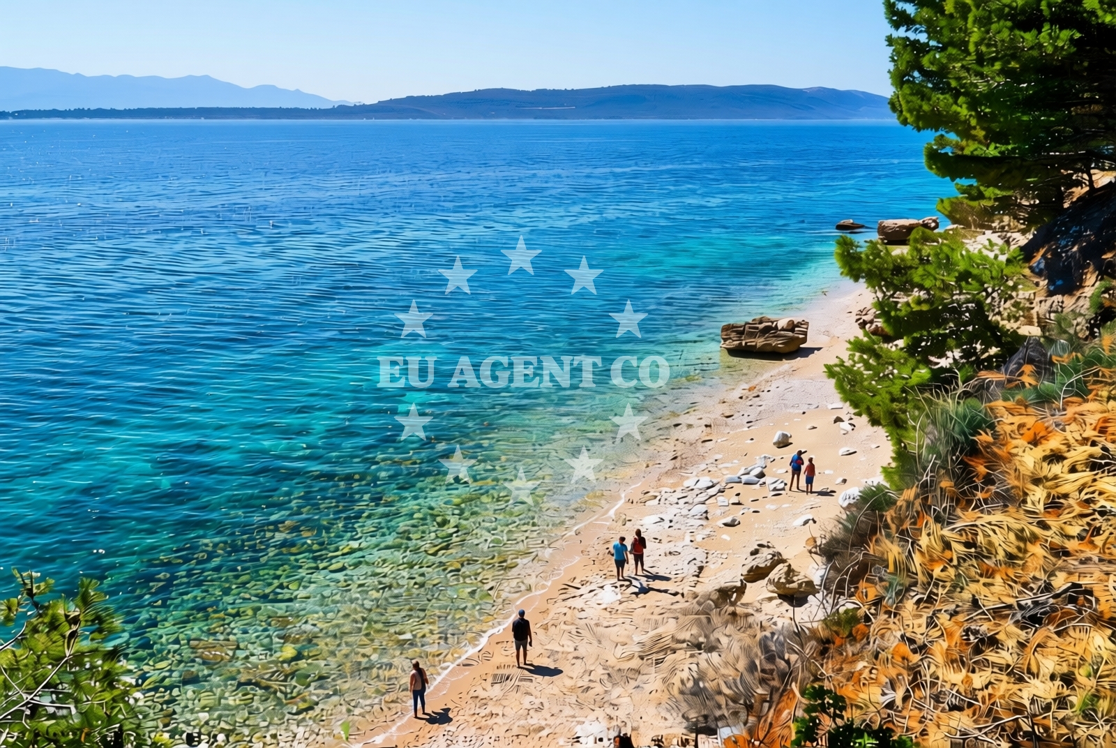 Additional view of Blato istok, Živogošće Beach in Blato istok